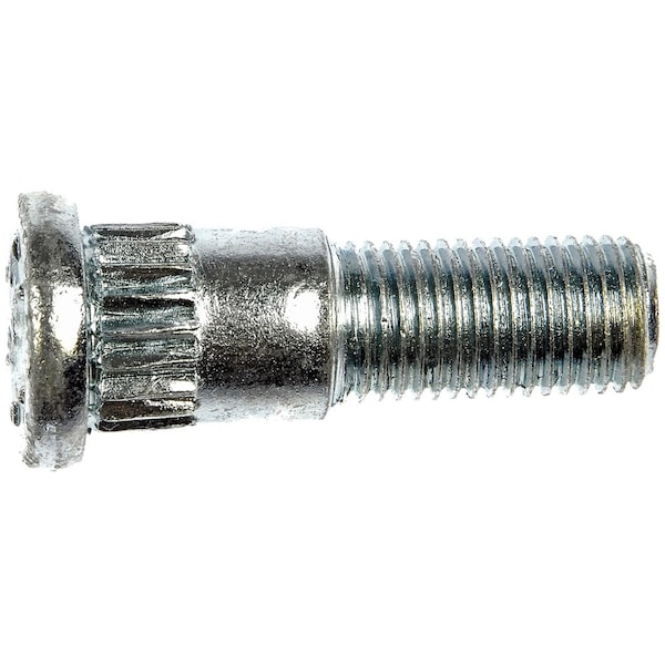 610-105 7/16-20 Serrated Wheel Stud - .558 In. Knurl, 1-17/32 In. Length